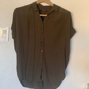 Madewell drapey central shirt.